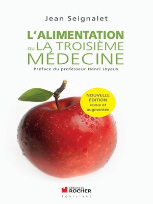 cover image of L'alimentation ou la troisième médecine